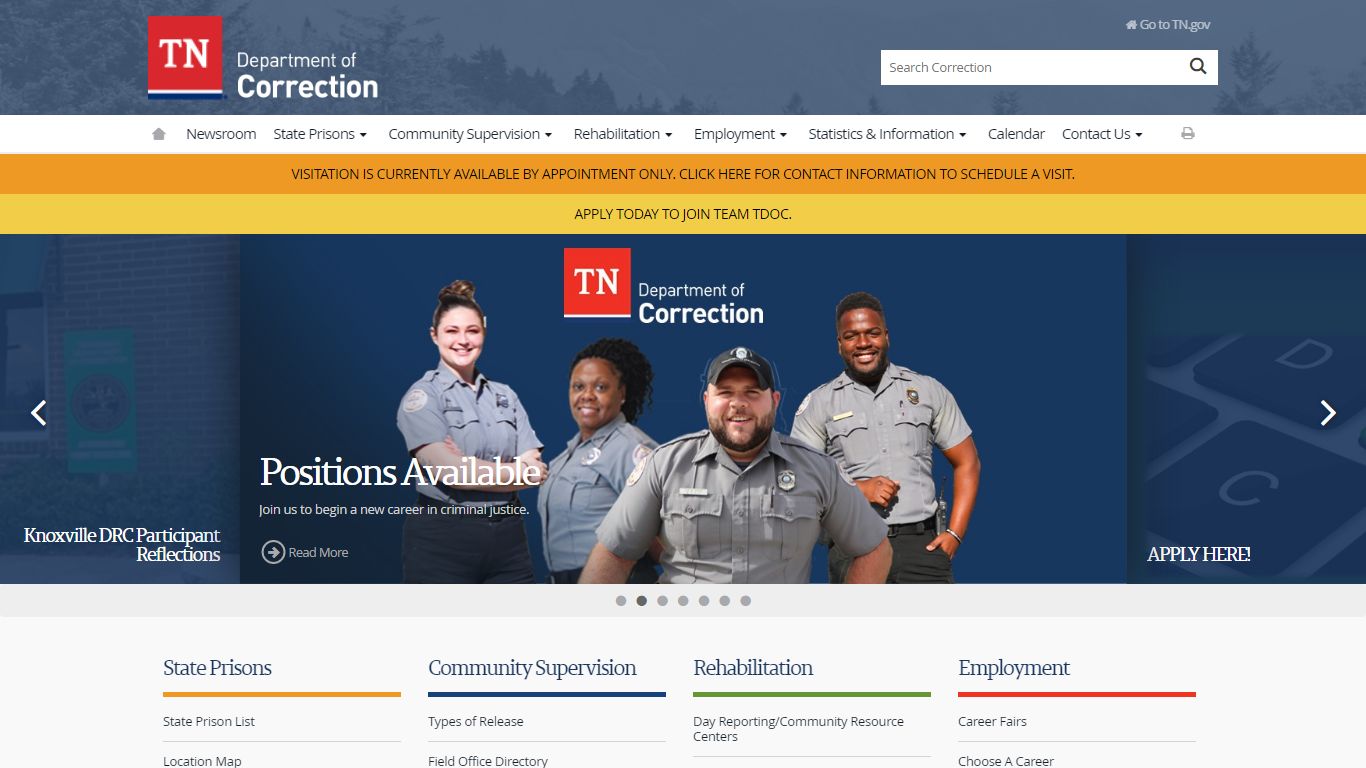 Department of Correction - TN.gov